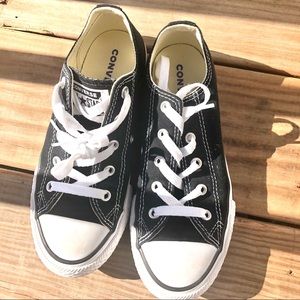 Converse Black Kids Size 2